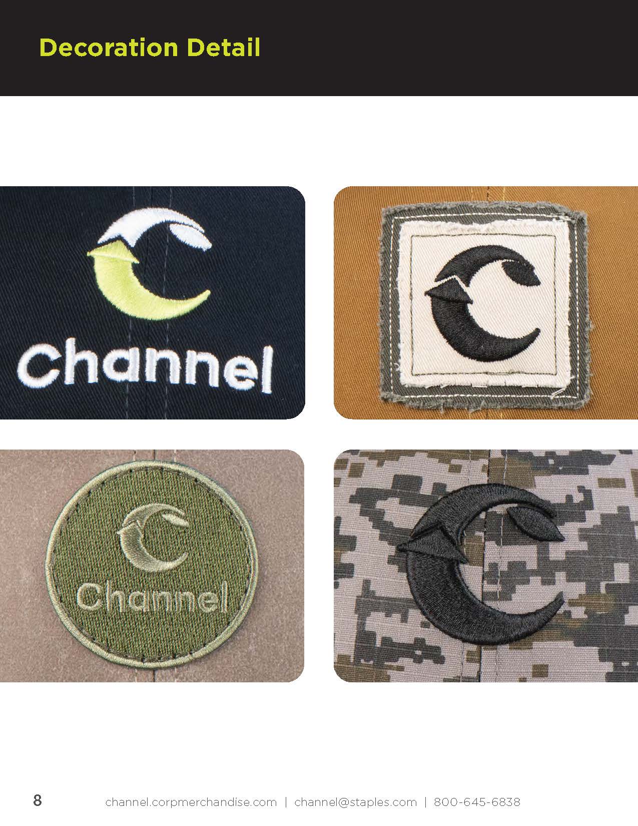 Catalog page 08 highlighting accessories